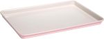 Nonstick Carbon Steel Bakeware Collection, 15-Inch x 10-Inch Cookie Baking Sheet, Dishwasher Safe, Made without  and , Pink Cream Two-Tone