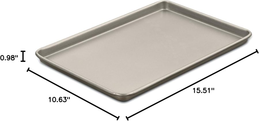 Nonstick Bakeware 15-Inch Baking Sheet, Champagne
